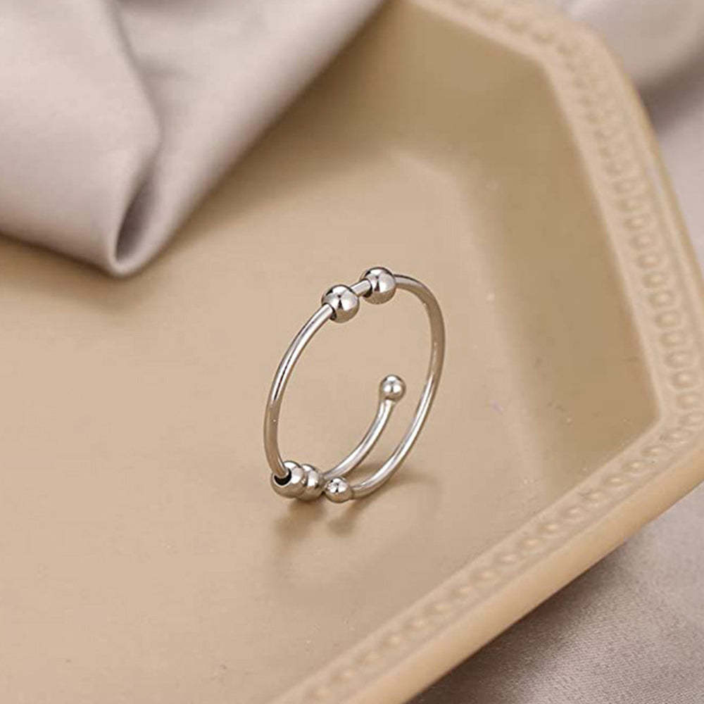 Anello Di Ansia Anello Regolabile Per Decompressione Di Sollievo Dall'ansia Regalo Di Gioielli - soufeelit