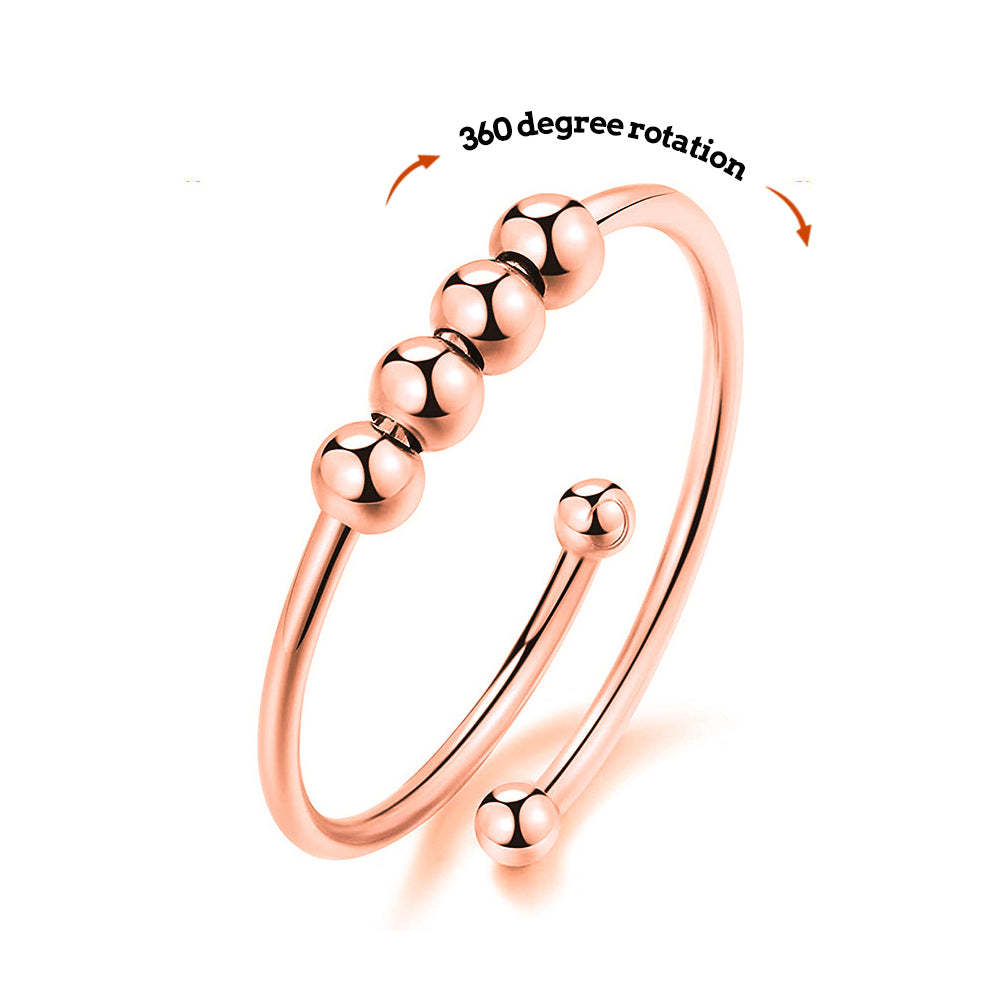 Anello Di Ansia Anello Regolabile Per Decompressione Di Sollievo Dall'ansia Regalo Di Gioielli - soufeelit