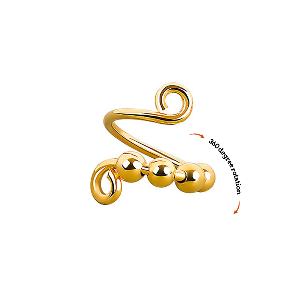 Anello Per L'ansia Anello Di Decompressione Per Sollievo Dall'ansia Regolabile Regalo Per Lei - soufeelit