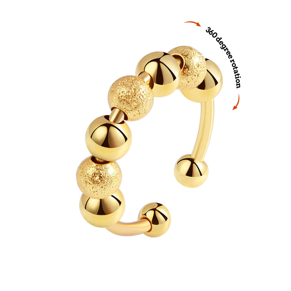 Anello Di Ansia Anello Di Decompressione Regolabile Per Sollievo Dall'ansia Regalo Di Gioielli - soufeelit