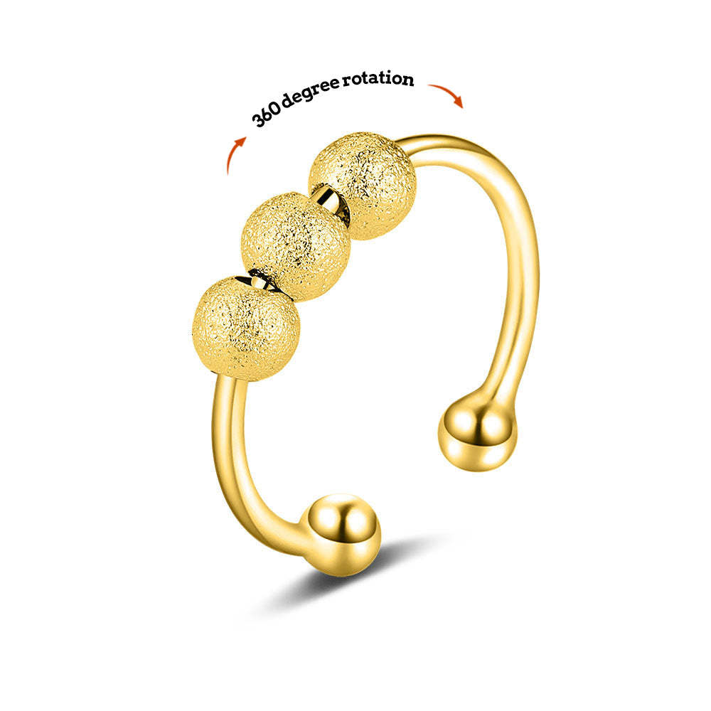 Anello Di Ansia Anello Di Decompressione Con Sollievo Regolabile Regalo Di Gioielli - soufeelit