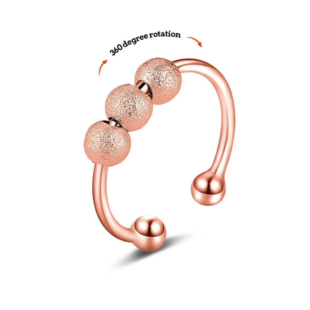 Anello Di Ansia Anello Di Decompressione Con Sollievo Regolabile Regalo Di Gioielli - soufeelit