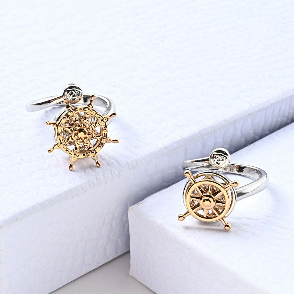 Anello Di Ansia Decompressione Anti-ansia Sollievo Anello Regolabile Collana Set Regalo Di Gioielli - soufeelit