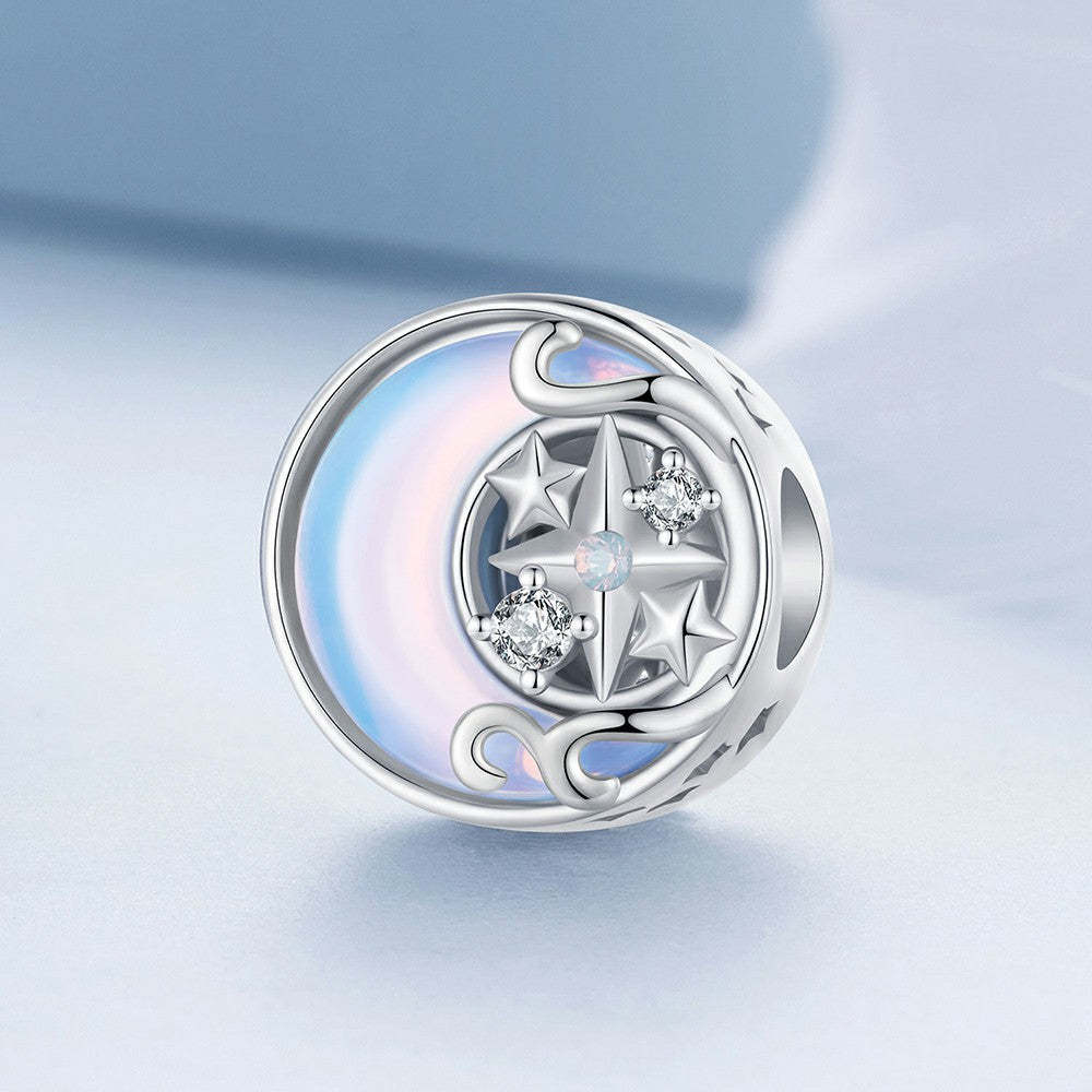 ciondolo aurora stelle luna argento 925 xs1958