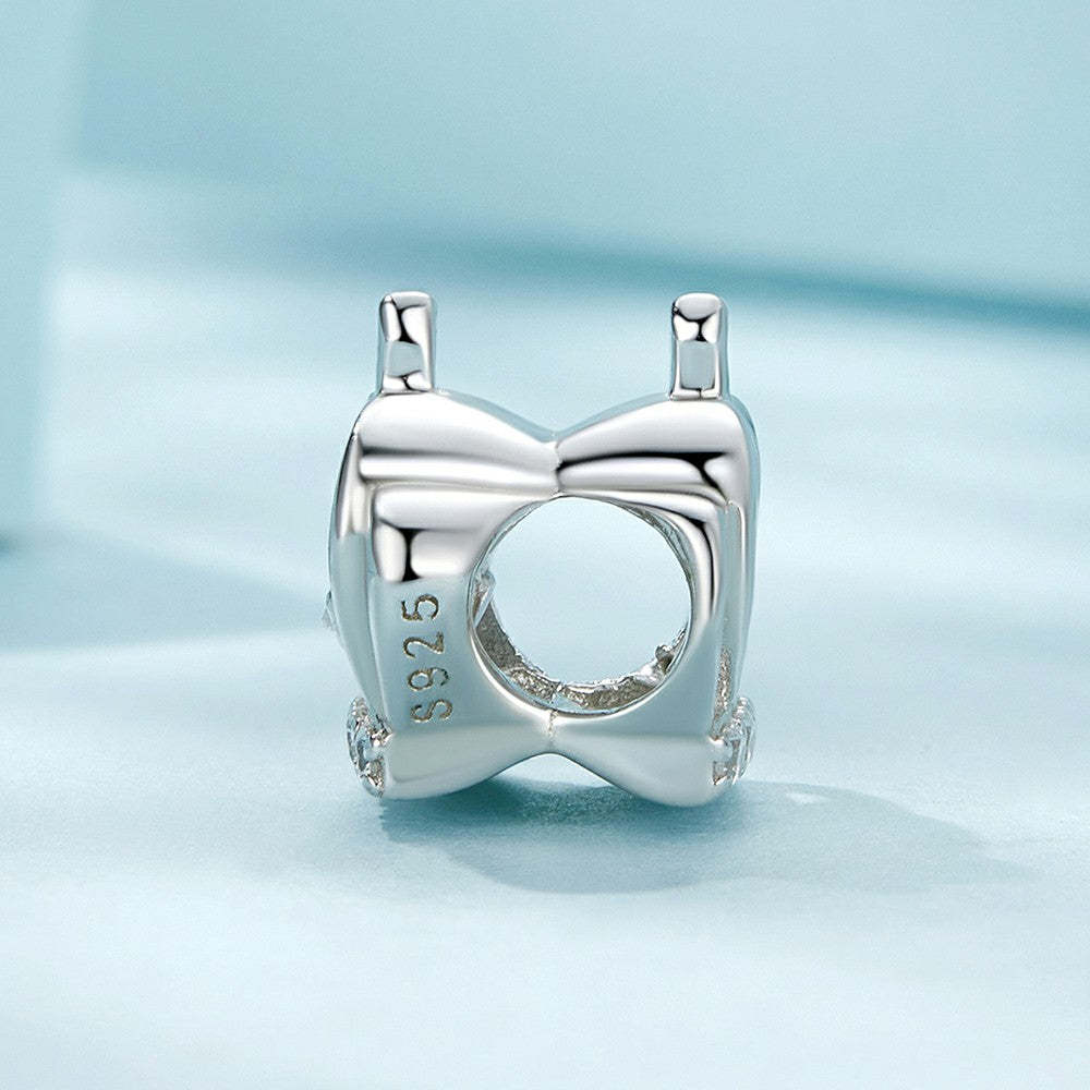 Ciondolo corona di diamanti in argento sterling 925 xs1972