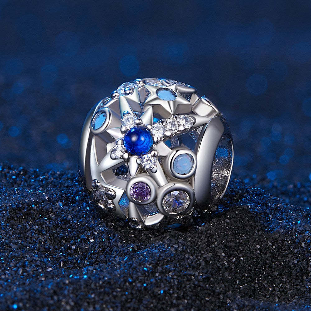 ciondolo con stelle giorno e notte in argento sterling 925 xs1978