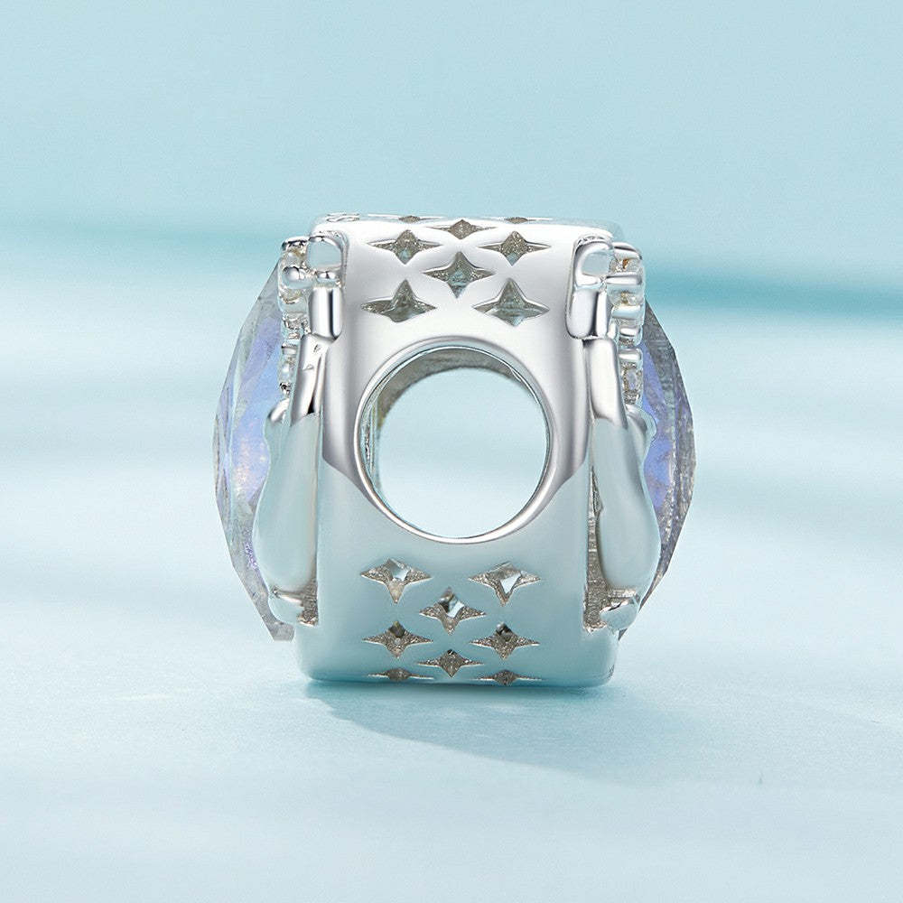 Ciondolo gatto al chiaro di luna in argento sterling 925 xs1984
