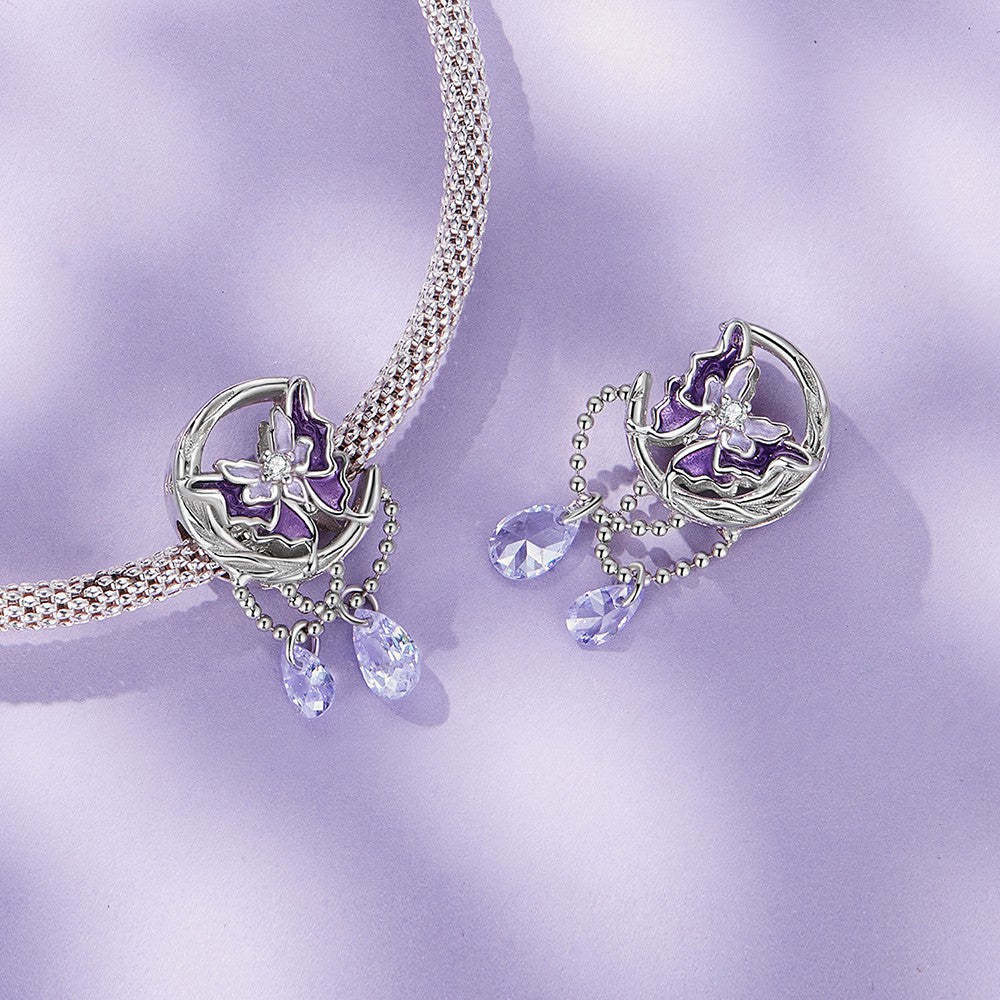 ciondolo farfalla lunare argento sterling 925 xs1988