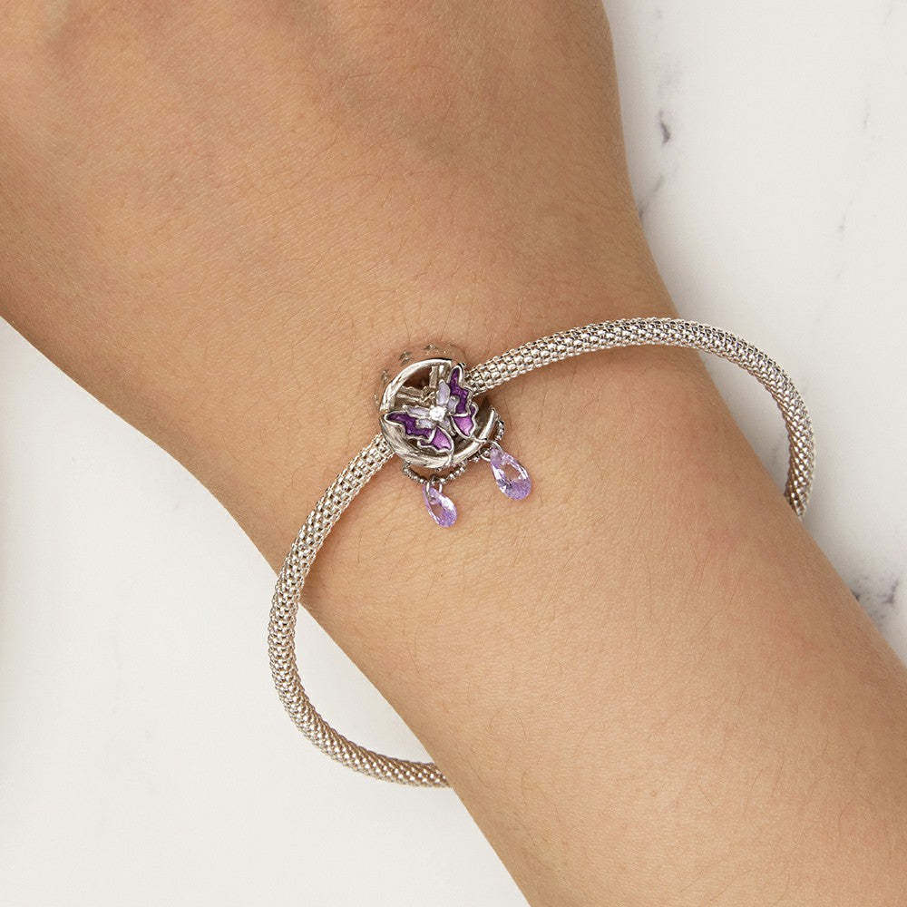 ciondolo farfalla lunare argento sterling 925 xs1988