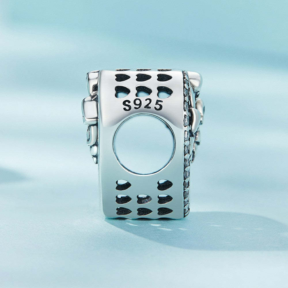 ciondolo a forma di cuore con famiglia felice in argento sterling 925 xs1991