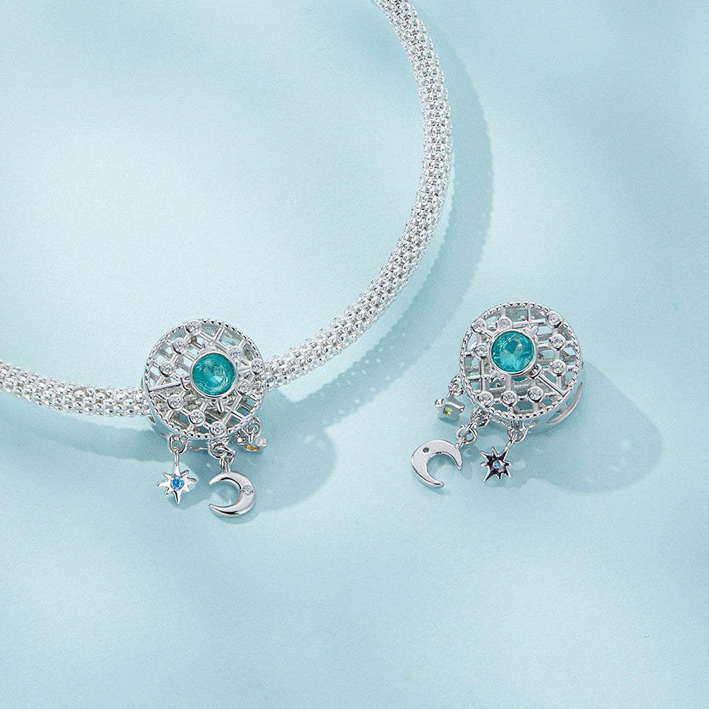 Ciondolo acchiappasogni stellato in argento sterling 925 xs1993