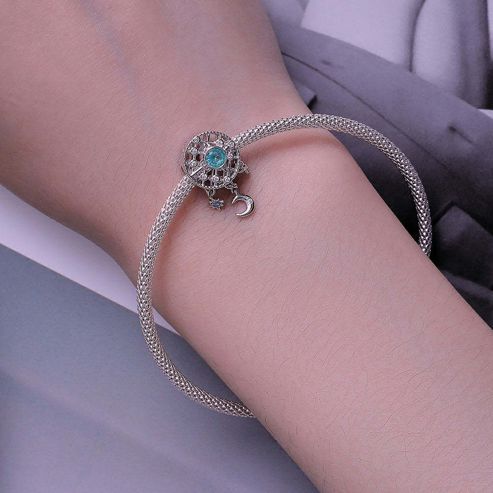 Ciondolo acchiappasogni stellato in argento sterling 925 xs1993