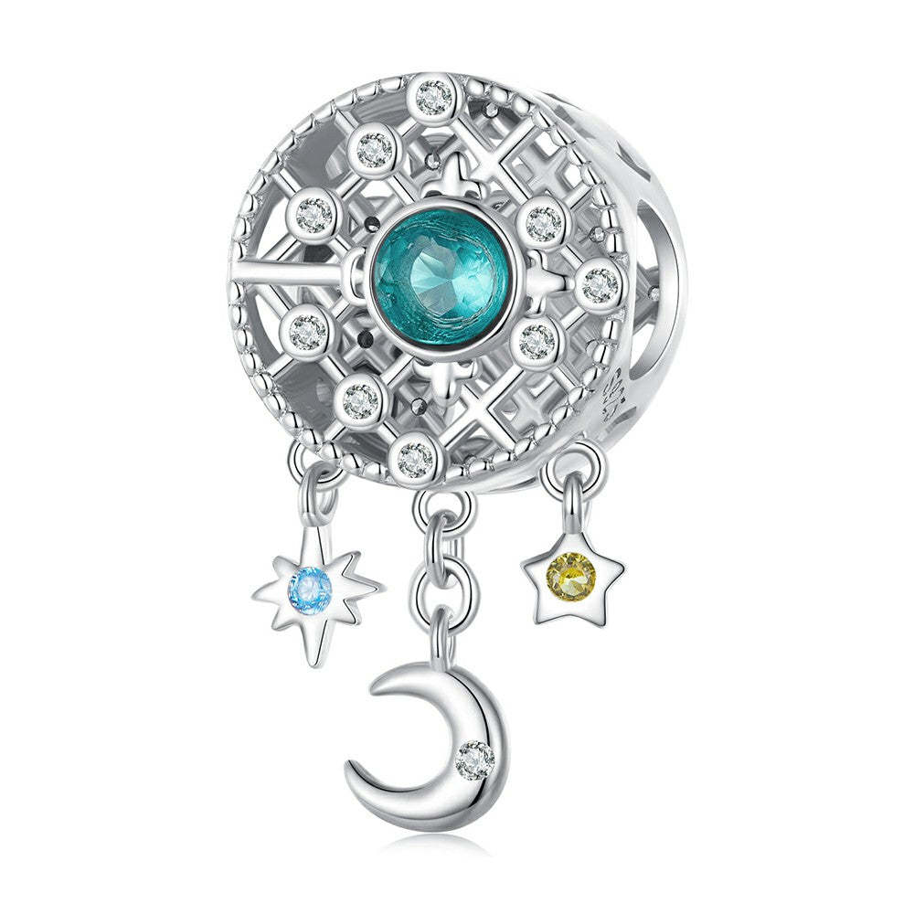 Ciondolo acchiappasogni stellato in argento sterling 925 xs1993