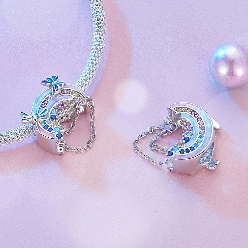 ciondolo fantasia arcobaleno in argento sterling 925 xs1995