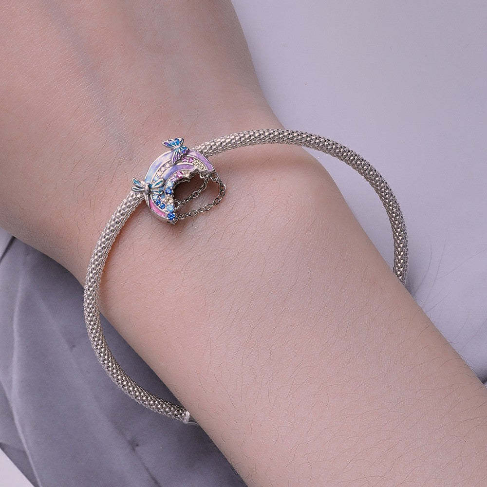 ciondolo fantasia arcobaleno in argento sterling 925 xs1995