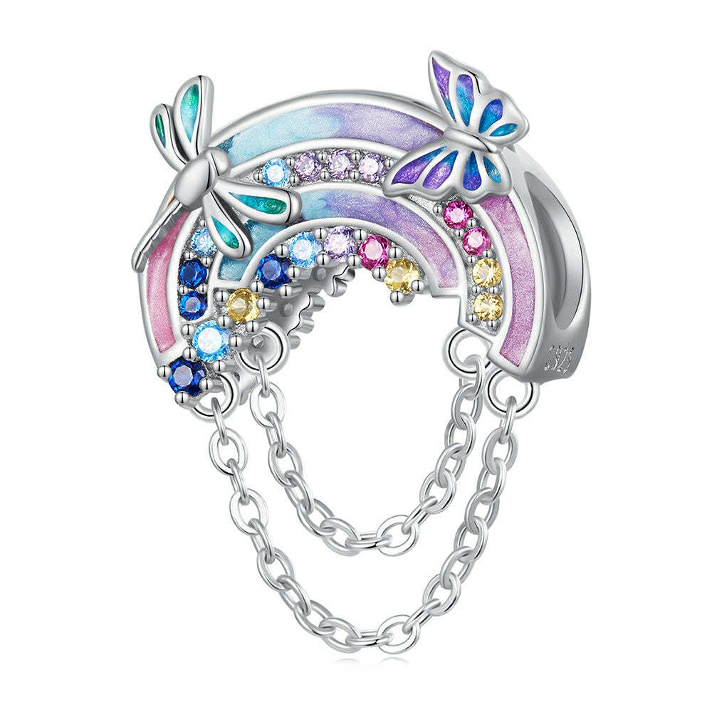 ciondolo fantasia arcobaleno in argento sterling 925 xs1995