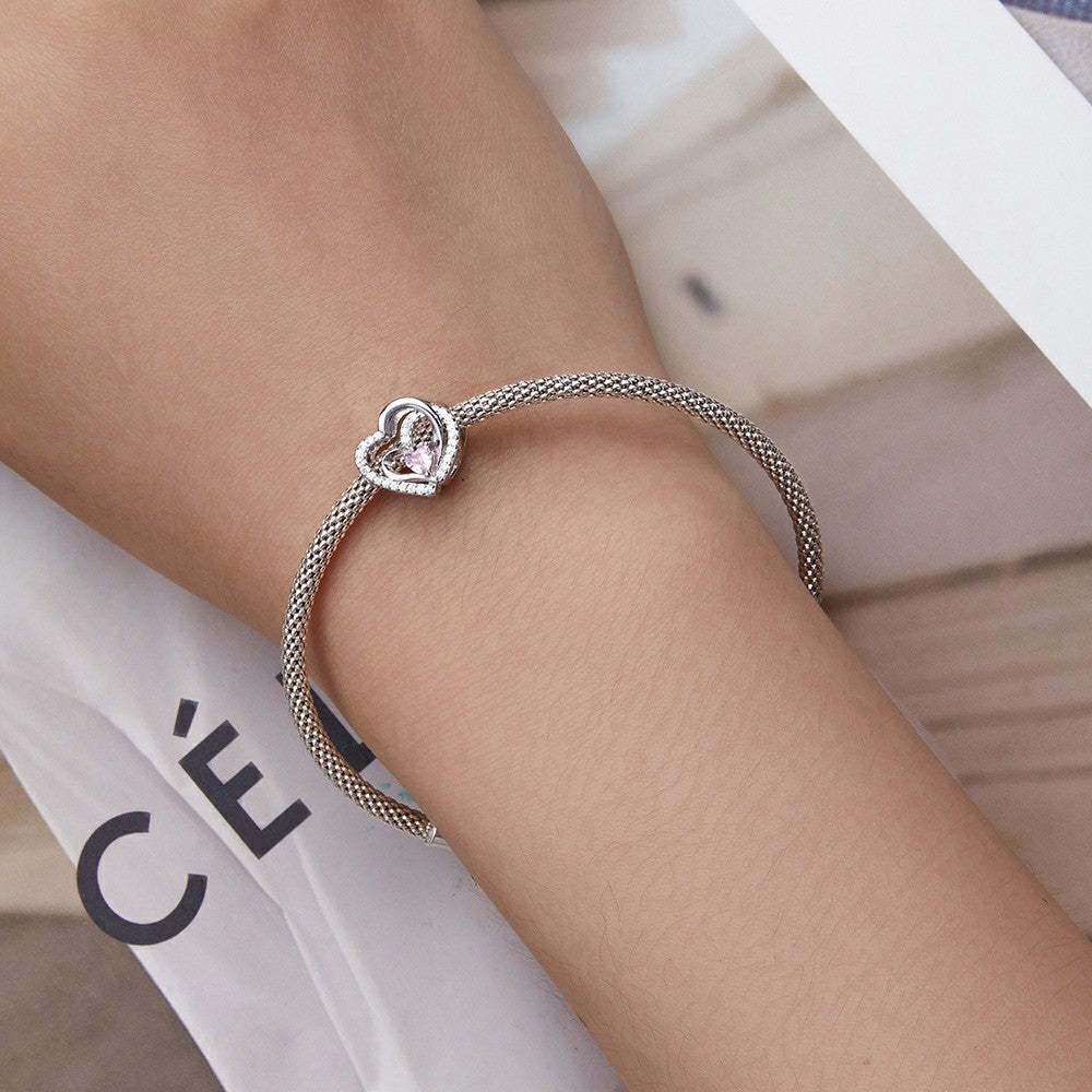 ciondolo cuore a cuore argento sterling 925 xs2012