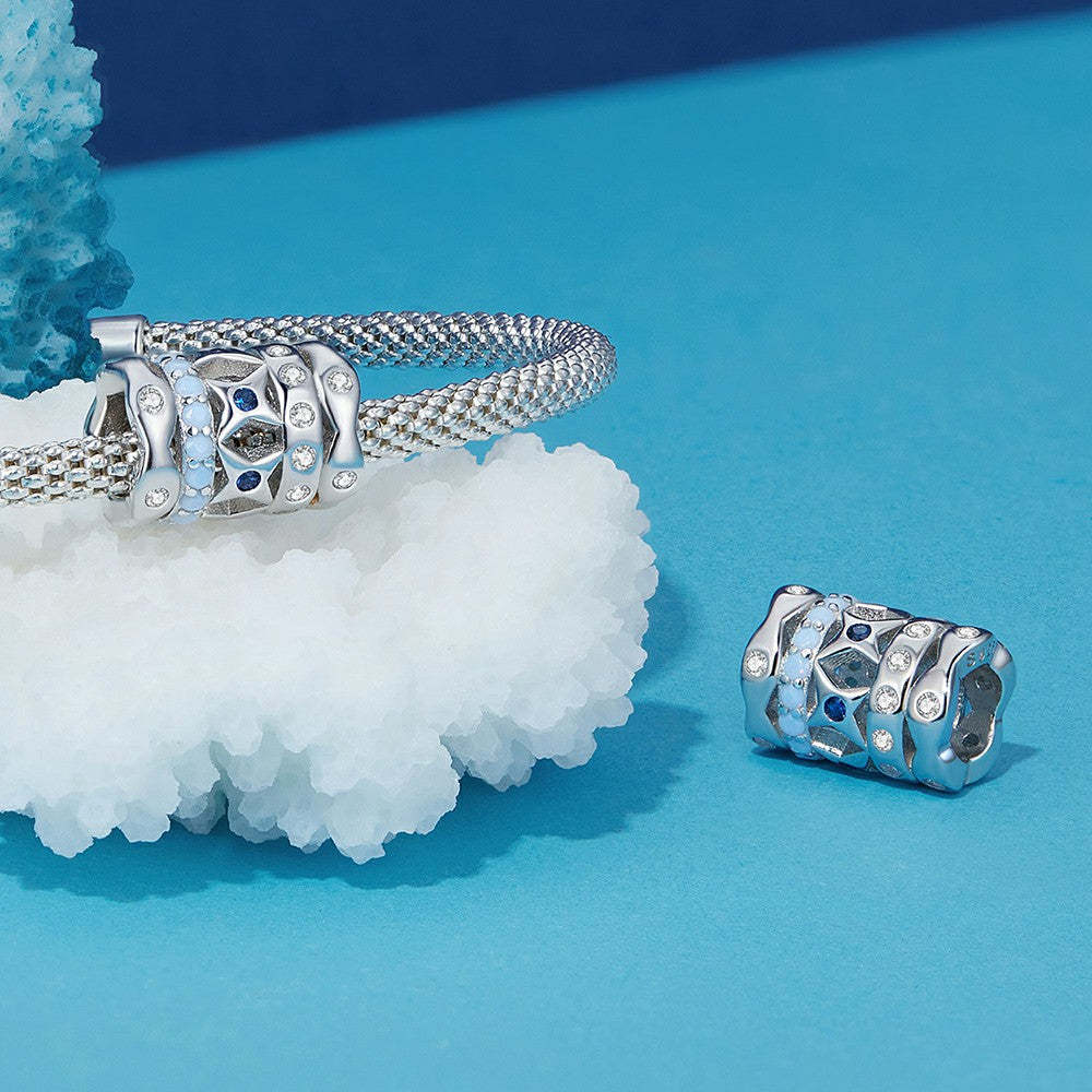 ciondolo stelle blu in argento sterling 925 xs2021