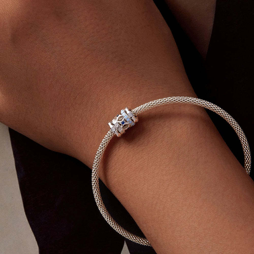 ciondolo stelle blu in argento sterling 925 xs2021