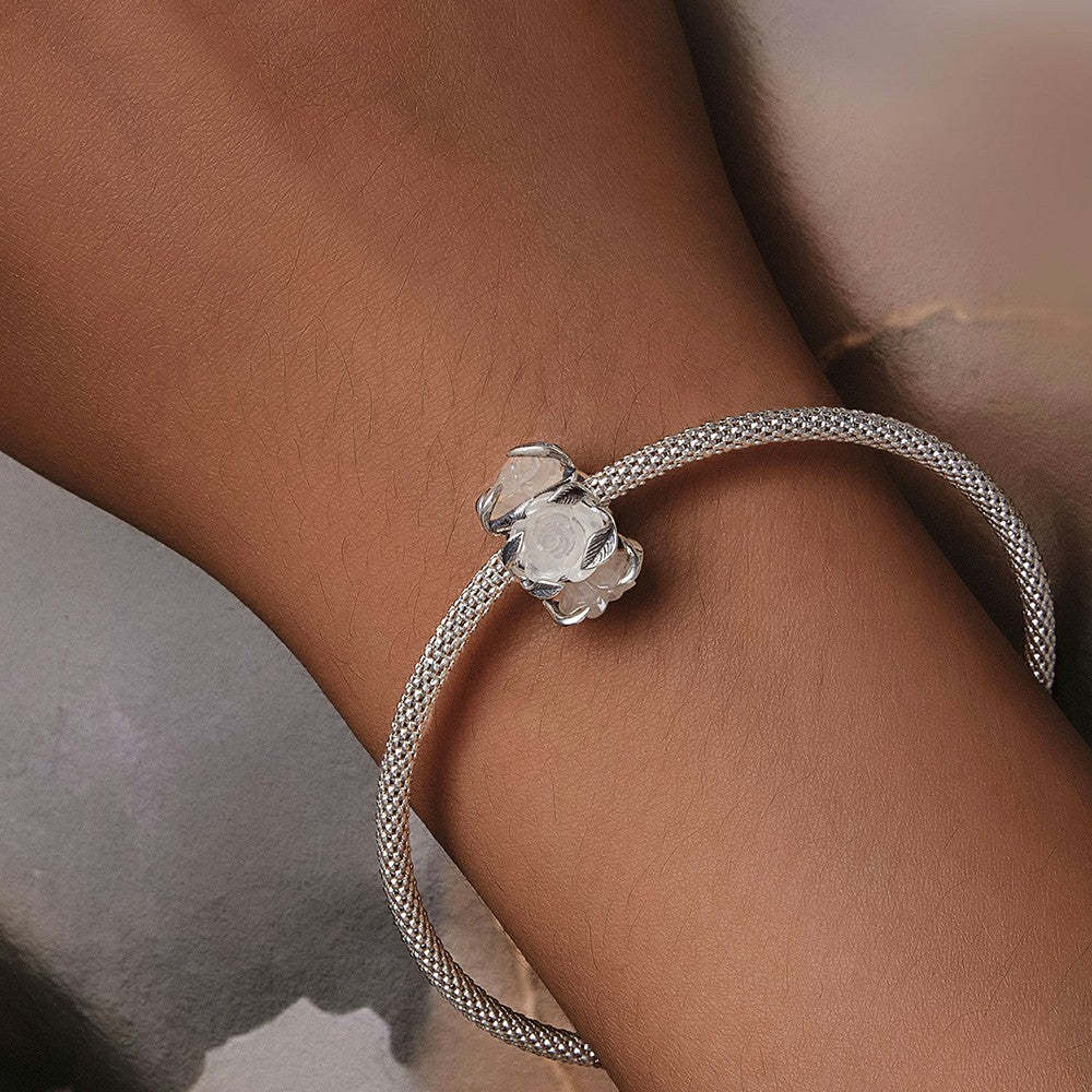 Ciondolo rose con scolorimento della temperatura in argento sterling 925 xs2025