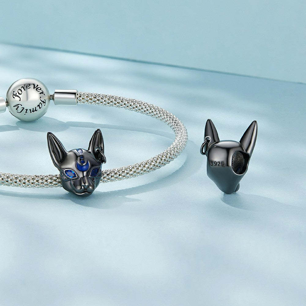 Ciondolo dio gatto egiziano in argento sterling 925 xs2027