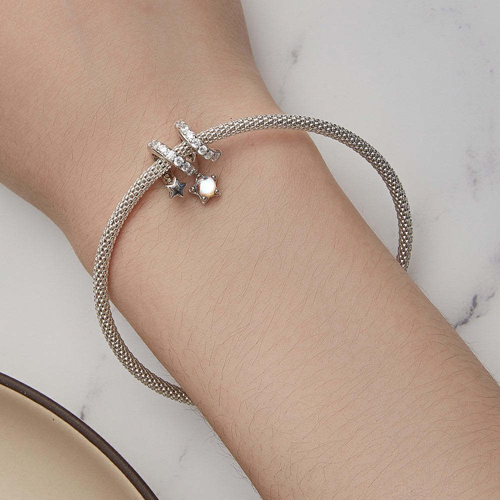 ciondolo pioggia di meteoriti argento sterling 925 xs2051