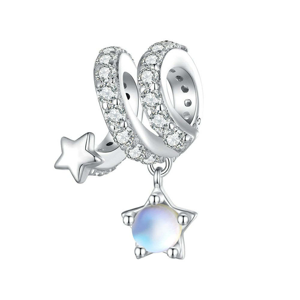 ciondolo pioggia di meteoriti argento sterling 925 xs2051