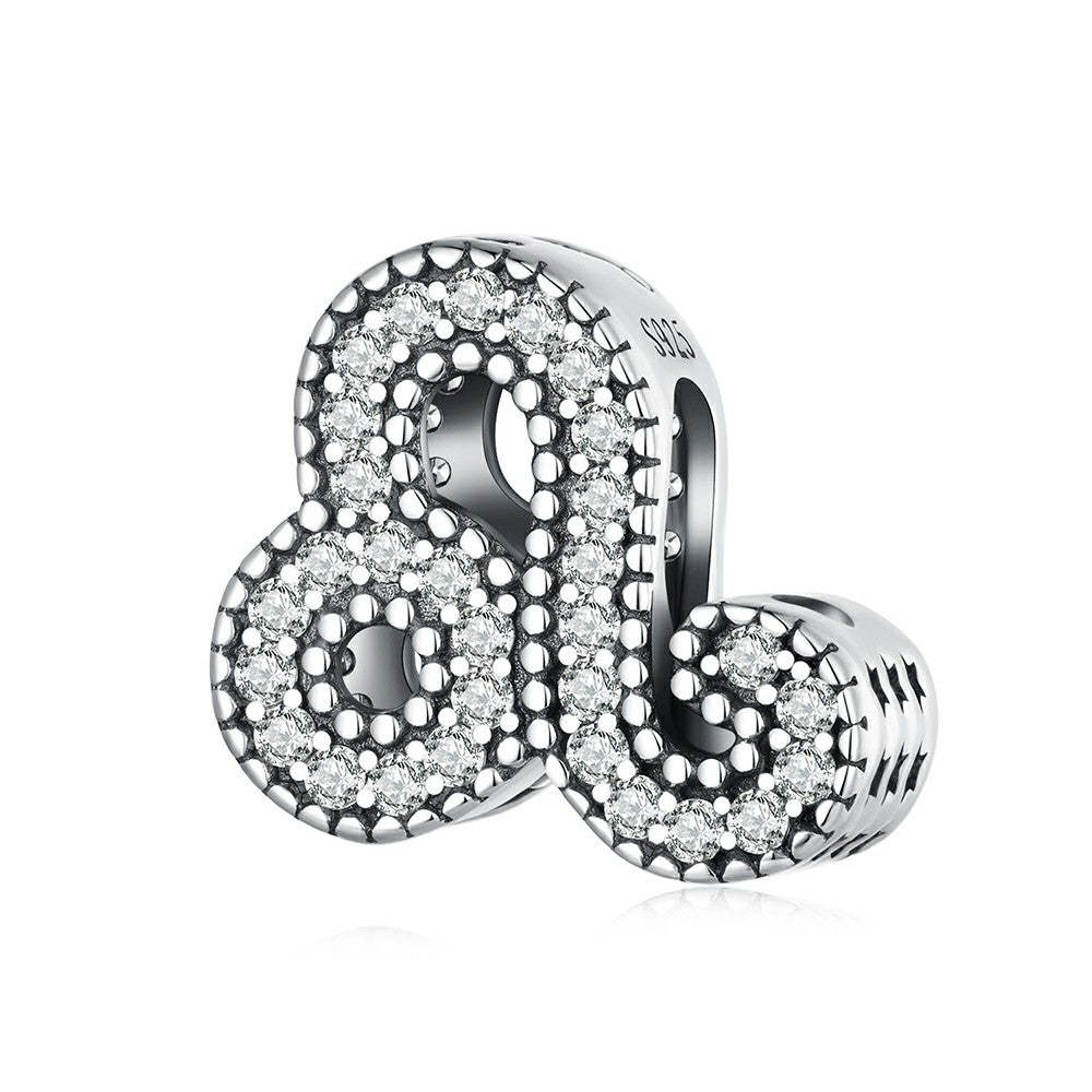 ciondolo con segno zodiacale fortunato leone in argento sterling 925 xs2059