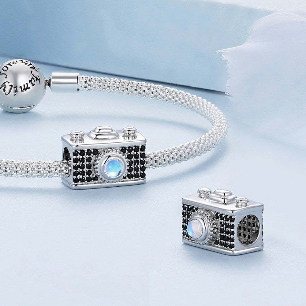 ciondolo per fotocamera con memoria, argento sterling 925 xs2064