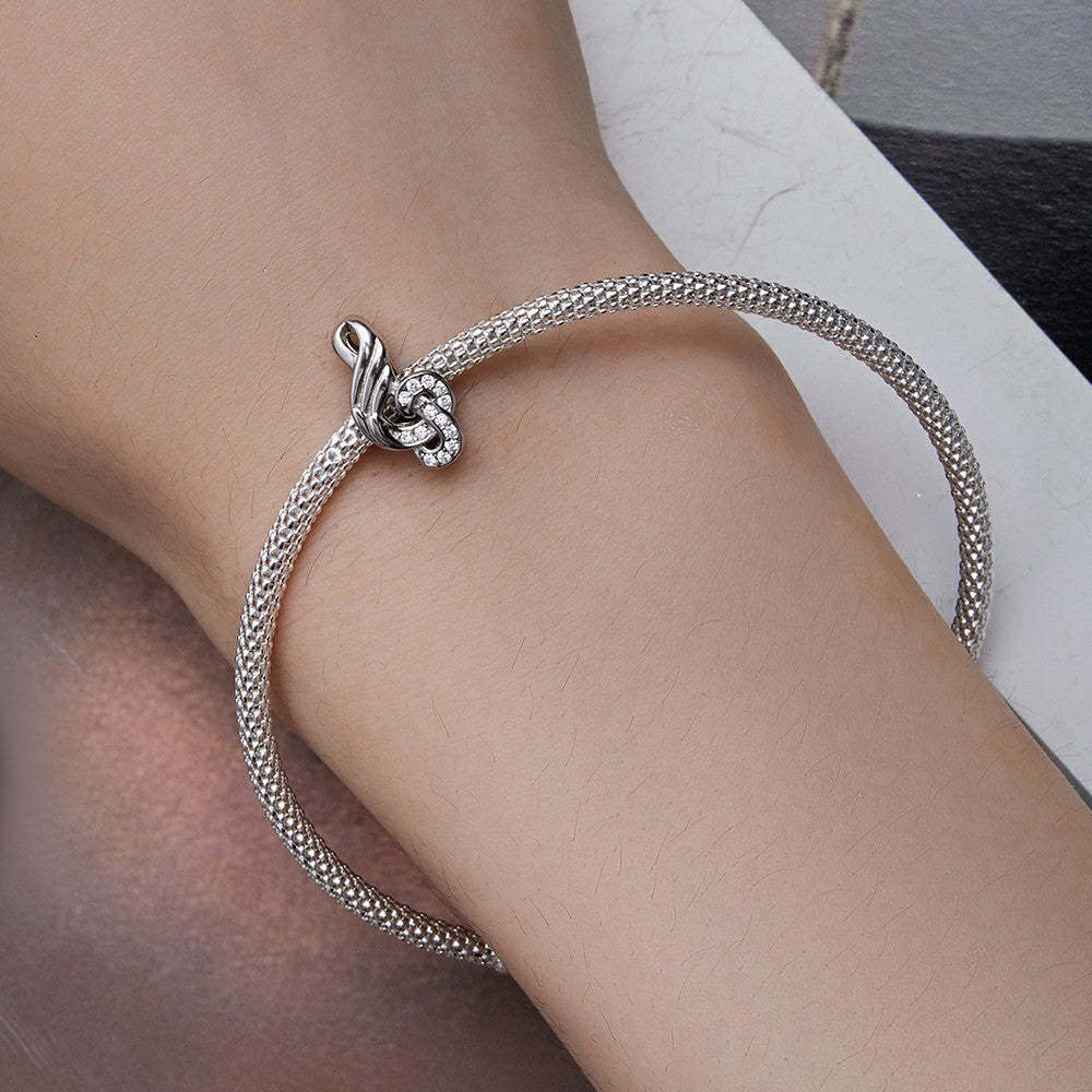 Ciondolo con zircone bianco con motivo nota, regali in argento sterling 925 per gli amanti della musica xs2082