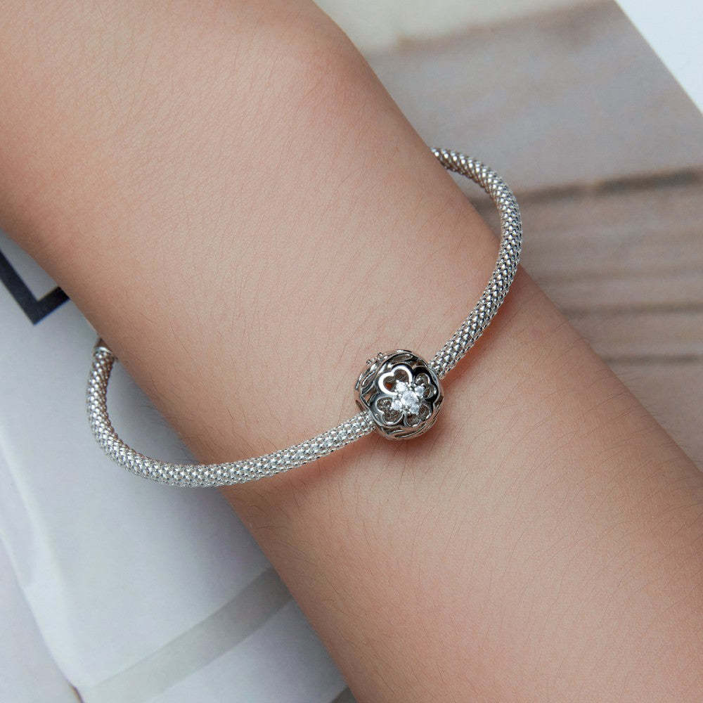 ciondolo sferico cuore infinito in argento sterling 925 xs2189
