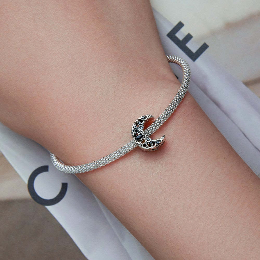 ciondolo luna notte oscura argento sterling 925 xs2192