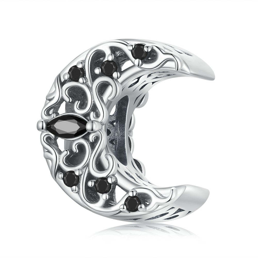 ciondolo luna notte oscura argento sterling 925 xs2192