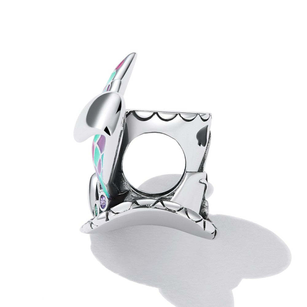 ciondolo con orecchie di coniglio e cappello magico in argento sterling 925 xs2234