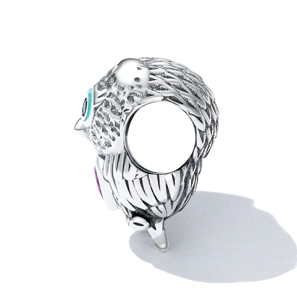 simpatico ciondolo a forma di gufo in argento sterling 925 xs2240