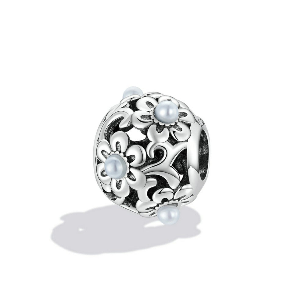 classical flowers charm 925 sterling silver xs2247