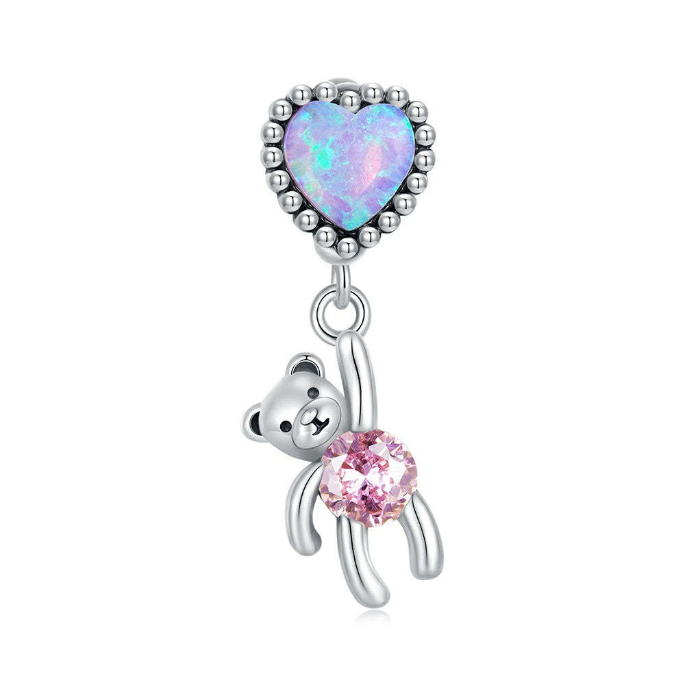 ciondolo pendente orsetto in argento sterling 925 yb2265