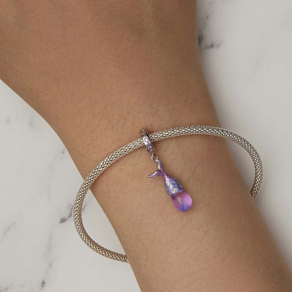 Ciondolo pendente con lacrime di sirena in argento sterling 925 yb2287