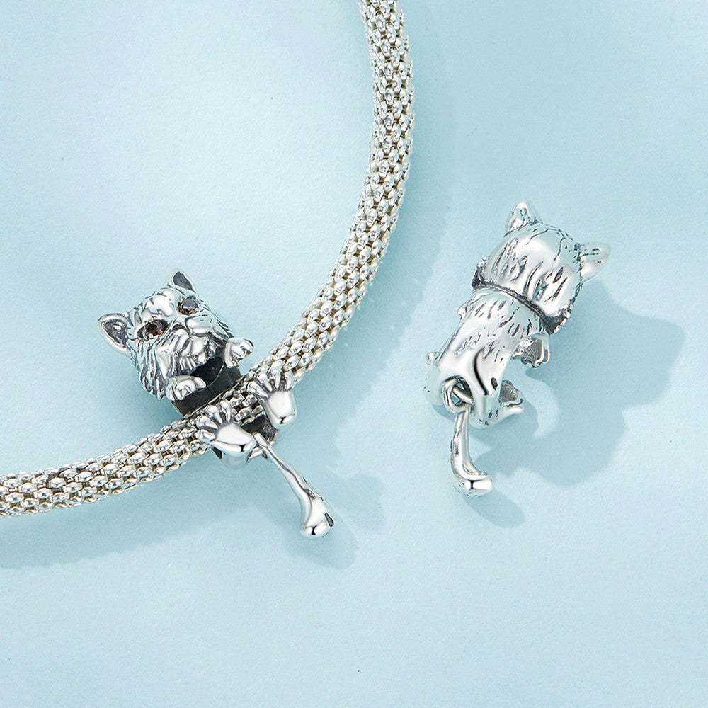 Ciondolo pendente Bobcat in argento sterling 925 yb2301