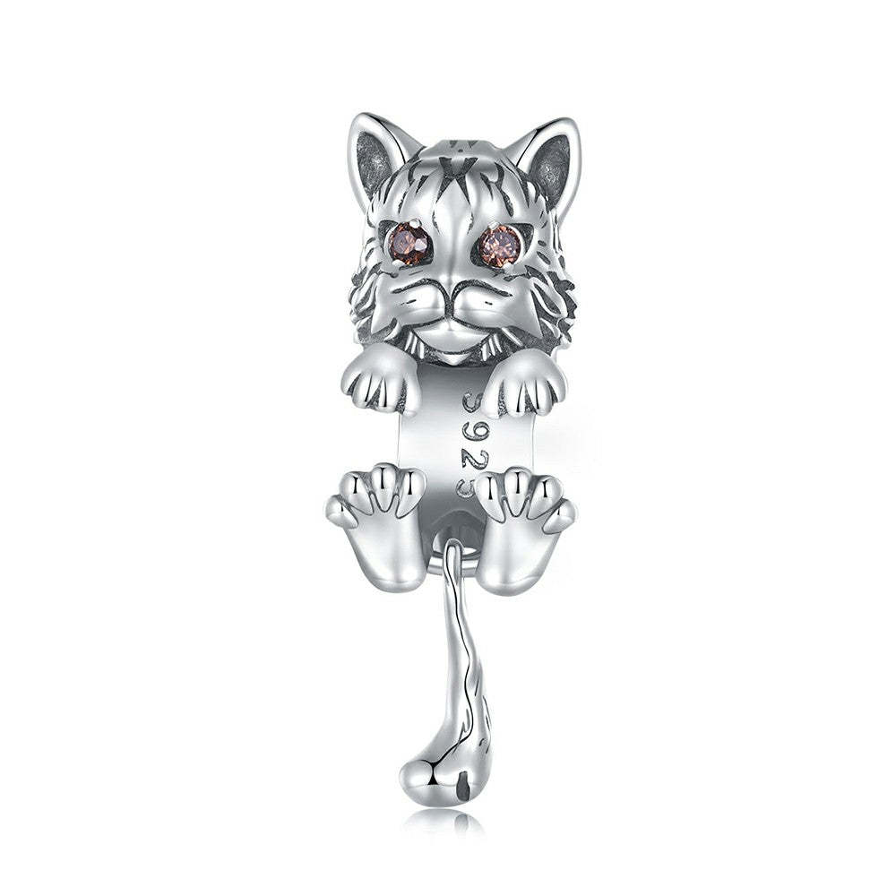 Ciondolo pendente Bobcat in argento sterling 925 yb2301