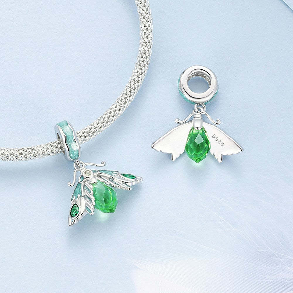 ciondolo pendente falena in argento sterling 925 yb2339