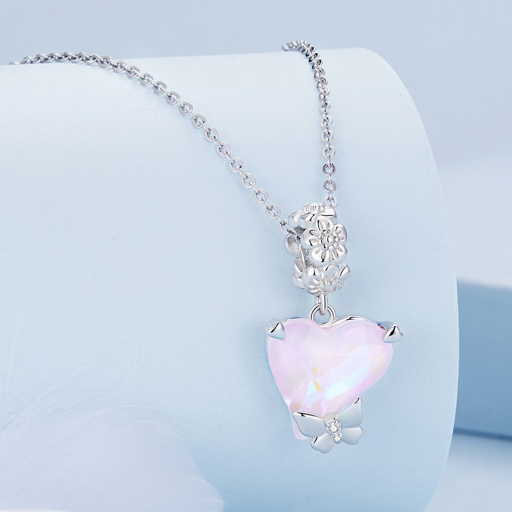 ciondolo pendente farfalla moka in argento sterling 925 yb2363