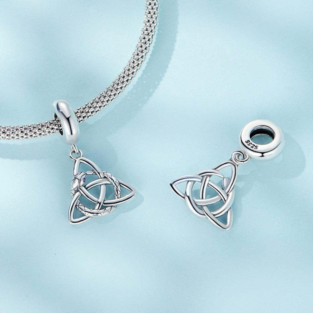 ciondolo pendente simbolo celtico in argento sterling 925 yb2443