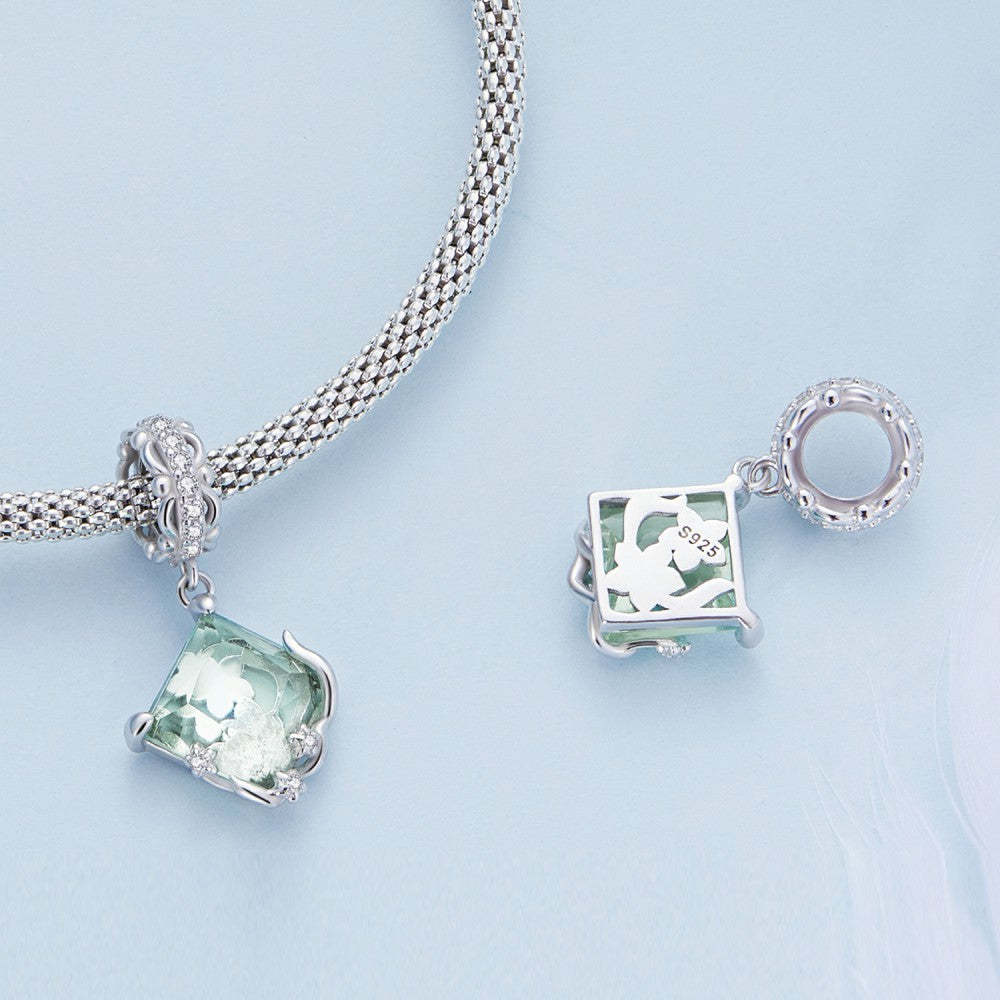 ciondolo pendente fiore il mago di oz in argento sterling 925 yb2449