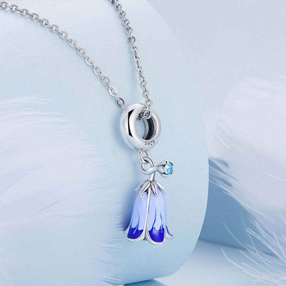 ciondolo pendente campanula in argento sterling 925 yb2451