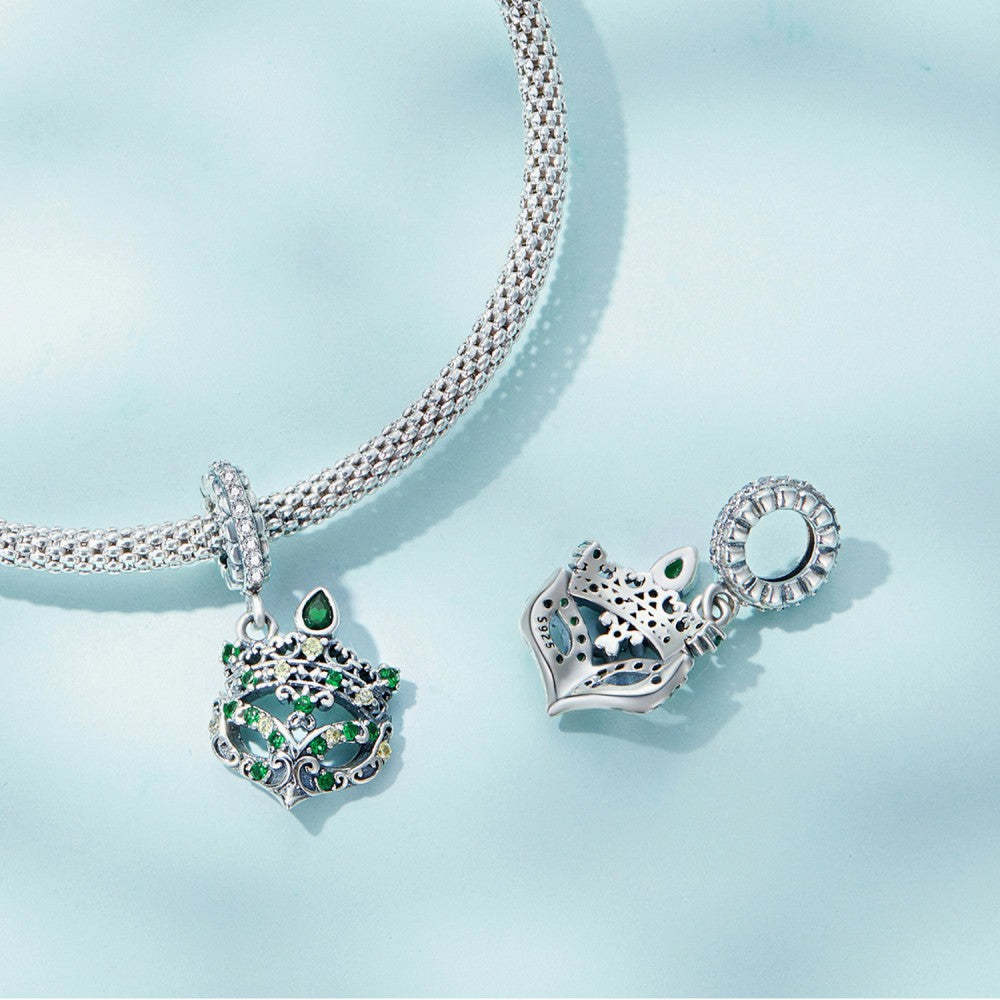 Ciondolo pendente maschera da ballo in argento sterling 925 yb2475