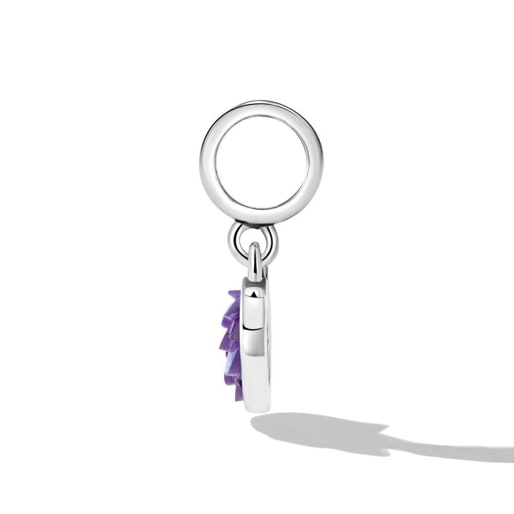 Ciondolo pendente gattino colorato in argento sterling 925 yb2492