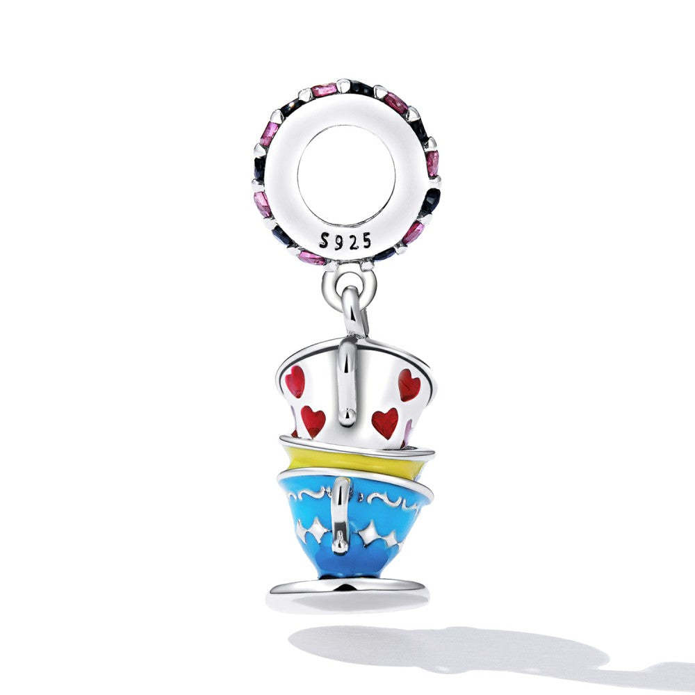 Ciondolo pendente tazza da tè magica in argento sterling 925 yb2511