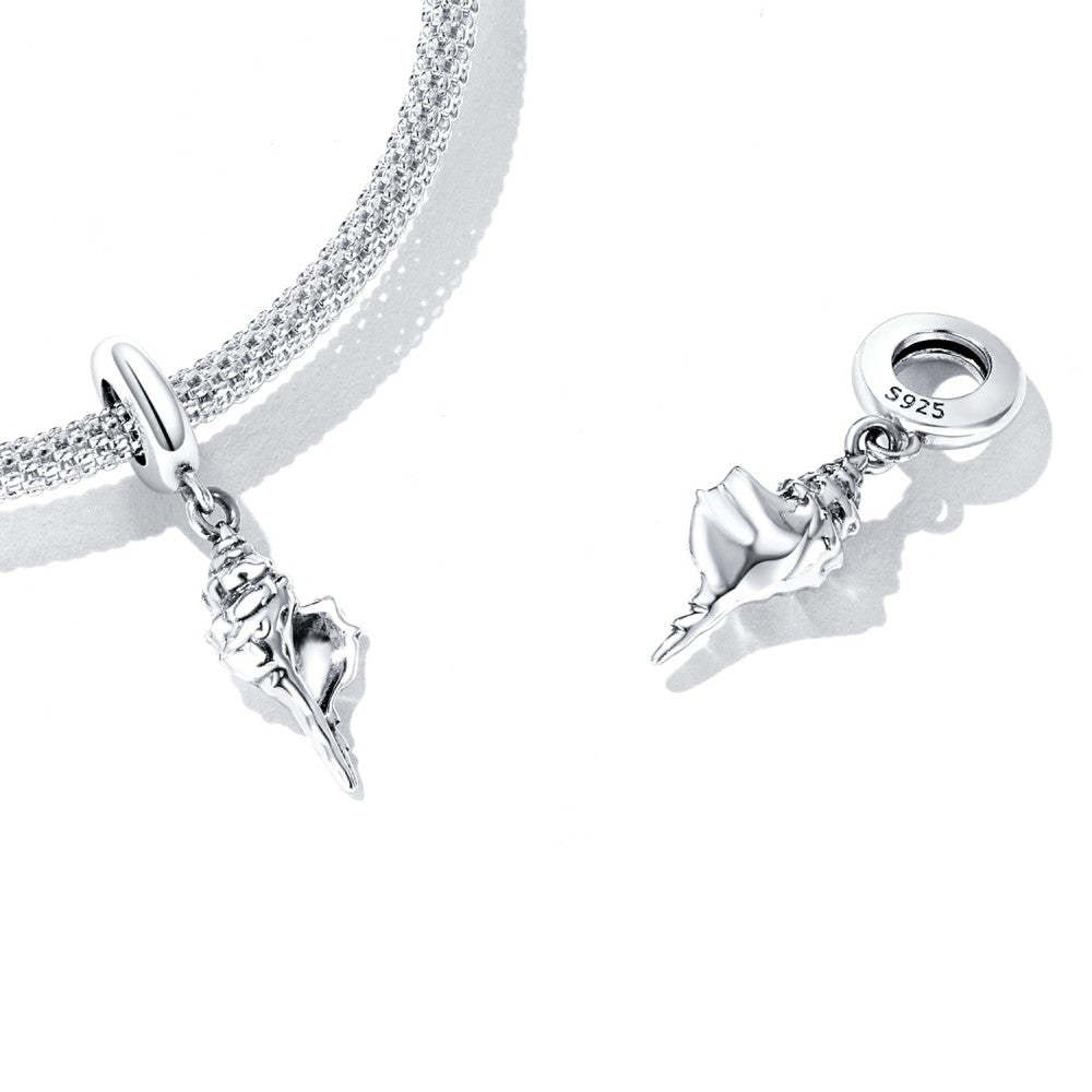 ciondolo pendente conchiglia in argento sterling 925 yb2515
