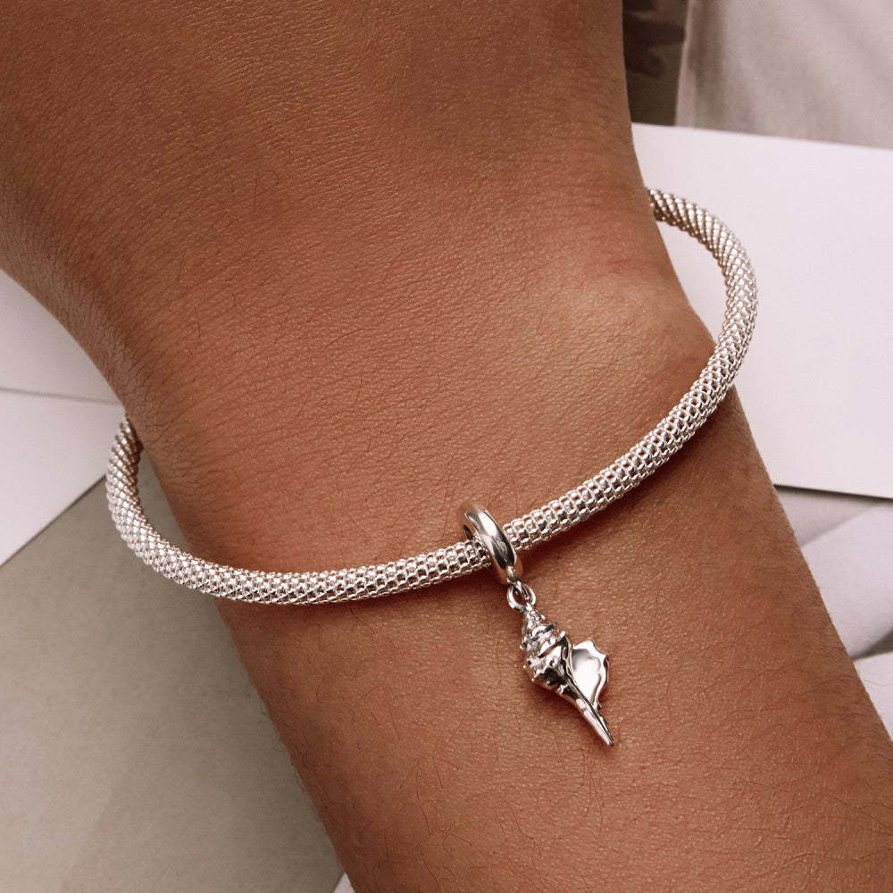 ciondolo pendente conchiglia in argento sterling 925 yb2515